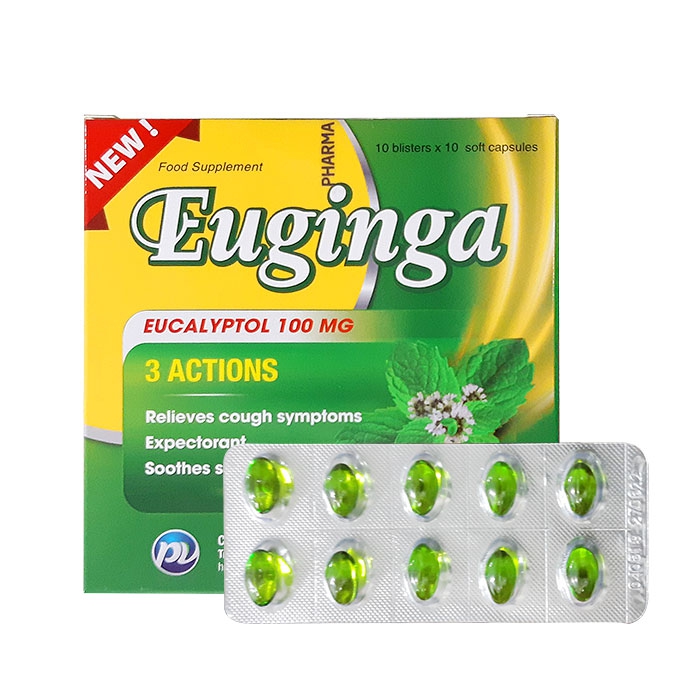 Euginga hộp 10 vỉ x 10 viên nang mềm Phúc Vinh