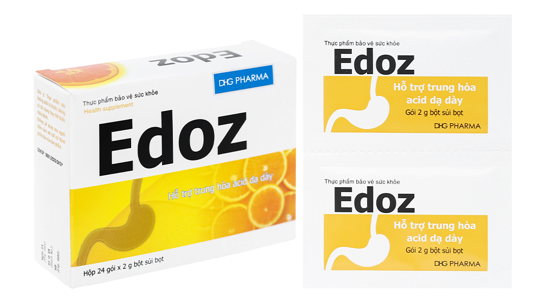 Edoz hộp 24 gói x 2g Hậu Giang