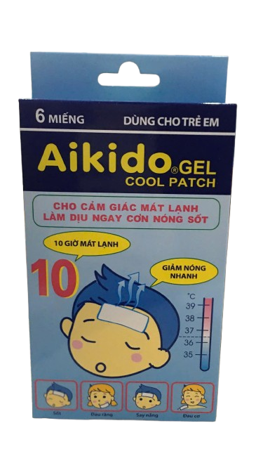Aikido dán hạ sốt hộp 3 gói x 2 miếng Tatra