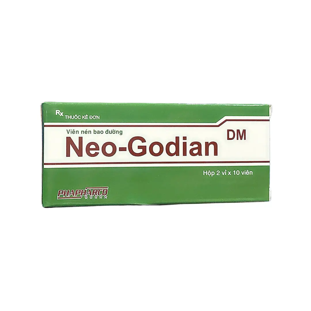 Neo Godian hộp 2 vỉ x 10 viên nén Bình Thuận