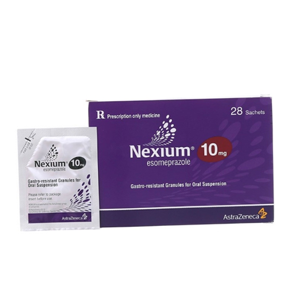 Nexium Esomeprazole 10mg hộp 28 gói AstraZeneca