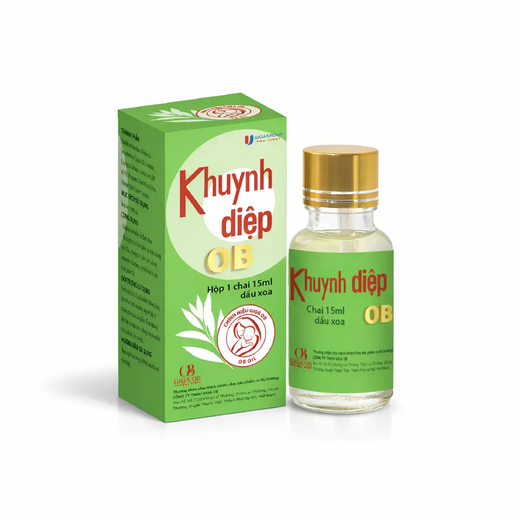 Dầu khuynh diệp OB lọ 15ml Giga OB
