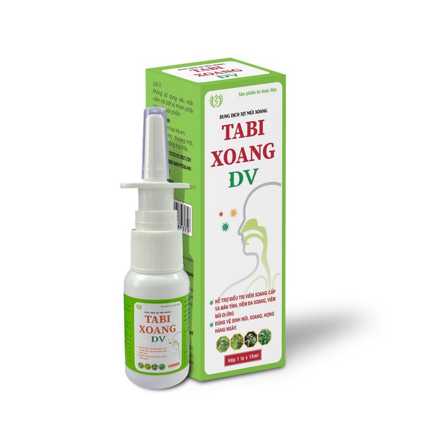 Tabi xoang xịt mũi lọ 15ml Dược Vương