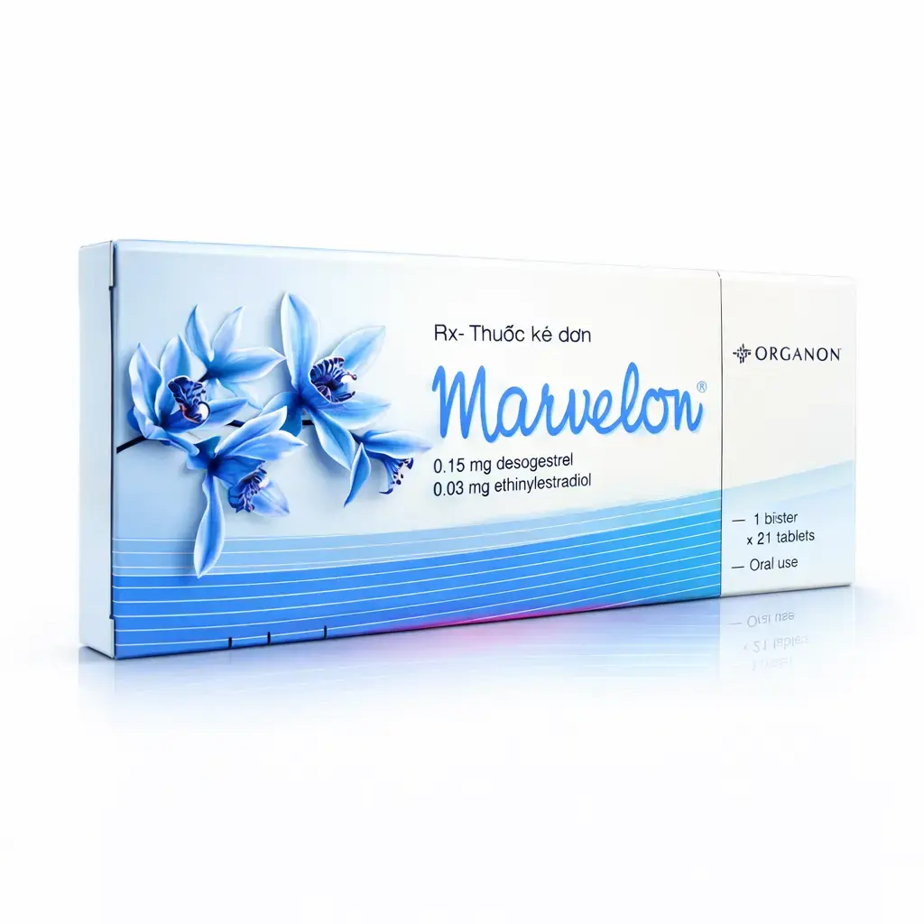 Marvelon ngừa thai hộp 21 viên nén Organon