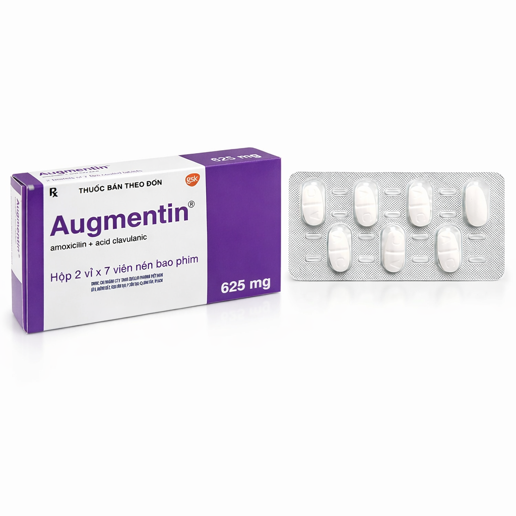 Augmentin 625mg hộp 14 viên nén GSK