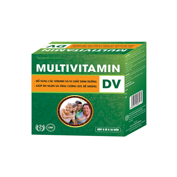 Multivitamin hộp 6 vỉ x 10 viên nang Dược Vương